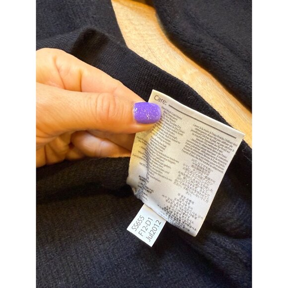 Smartwool Mens Crewneck Wool Sweater Black Cozy Warm Knit M - Picture 7 of 9